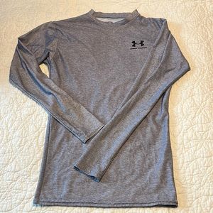 Under Armour Long Sleeve Tee. Medium, Gray. EUC!